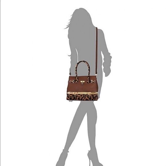 Leopard Pattern Double Handles bag - Picture 7 of 7